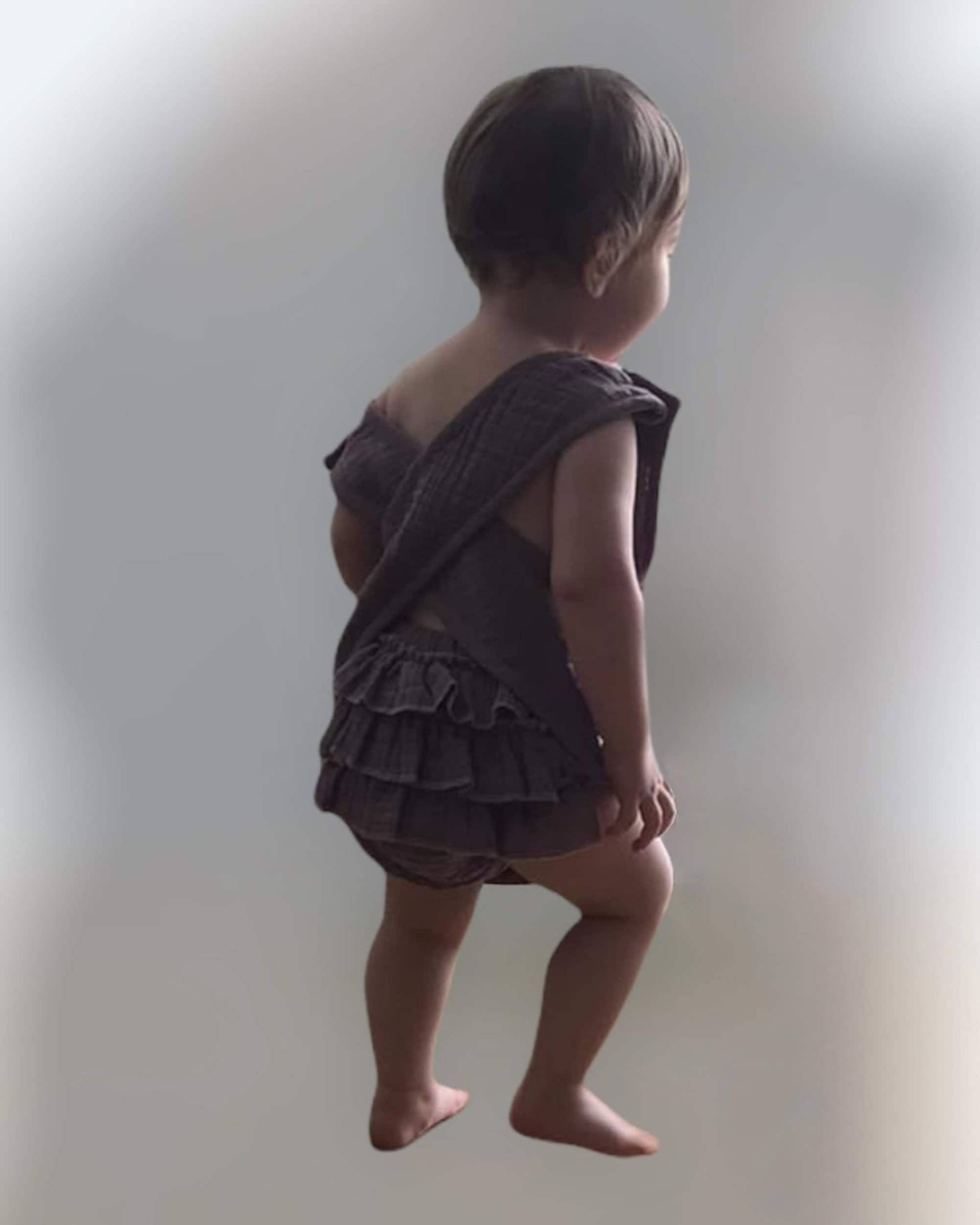 Schürze & Rüschen Überhose Set 2-Tlg. - Weihnachtsgeschenk von Etsy - dajidesignstore