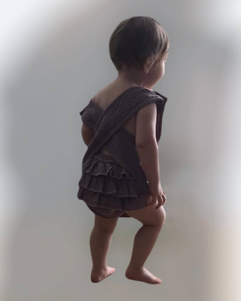 Schürze & Rüschen Überhose Set 2-Tlg. - Weihnachtsgeschenk von Etsy - dajidesignstore