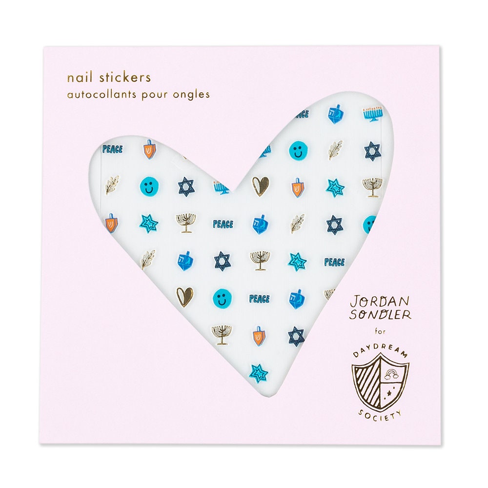 Chanukka Nagel Aufkleber - Packung Mit 1, 100 Aufklebern Chanukka Nagel Aufkleber - Packung Mit 1, 100 Aufklebern von Etsy - daydreamsocietyparty