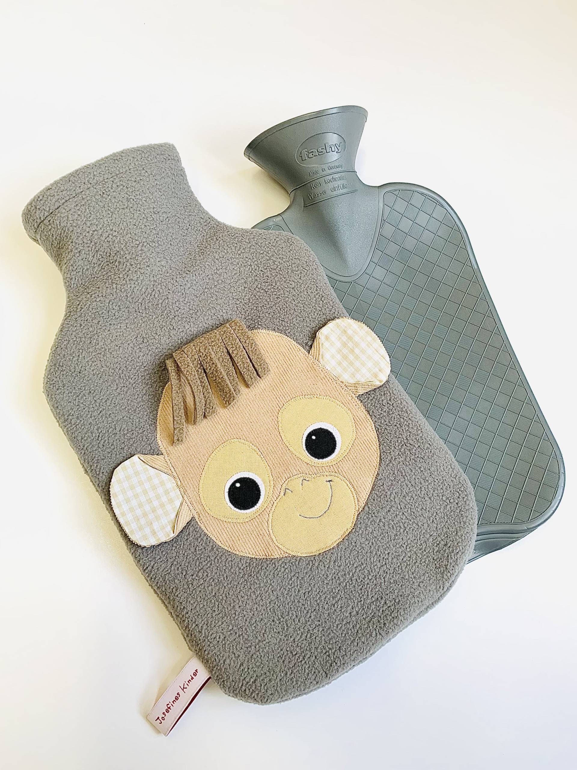 Bezug Wärmflasche Affe von Etsy - dimShopBerlin