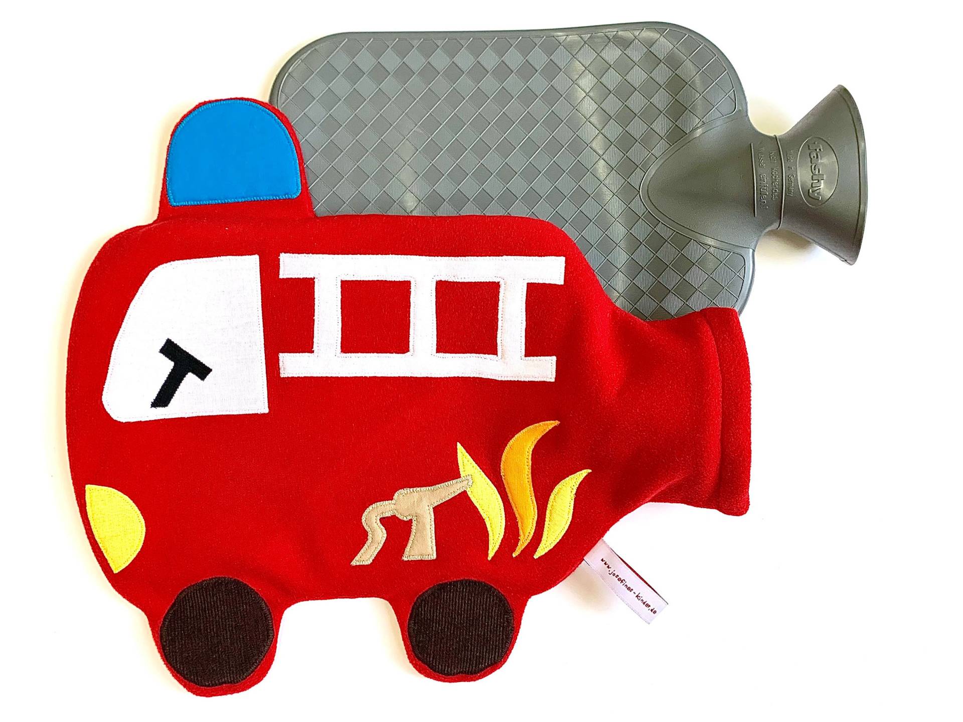 Wärmflaschenbezug Feuerwehr von Etsy - dimShopBerlin