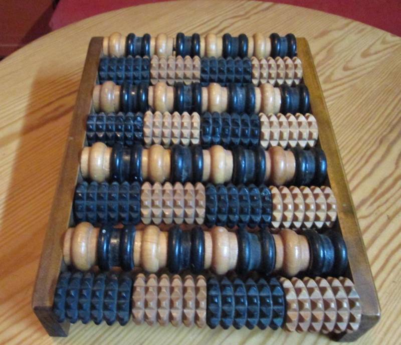 Fußmassage-Gerät Fußroller Holz Vintage von Etsy - dingedong