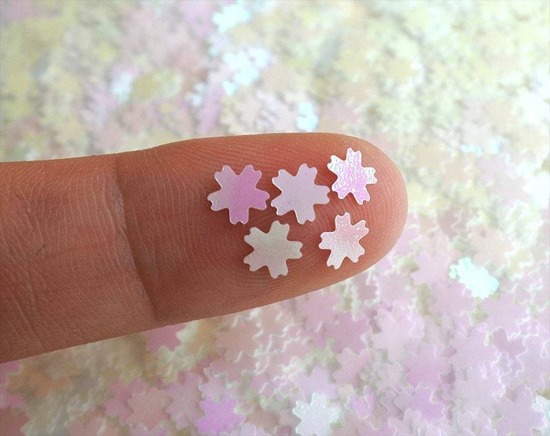 5mm Irisierend Weiß Pink Kirschblüte Glitzer | Sakura Blumen Pastell Glitter 6mm Klar Rosa Irisierende Schneeflocke Für Nagel 5mm Irisierend Weiß Pink Kirschblüte Glitzer | Sakura Blumen Pastell Glitter 6mm Klar Rosa Irisierende Schneeflocke Für Nagel von Etsy - diyla