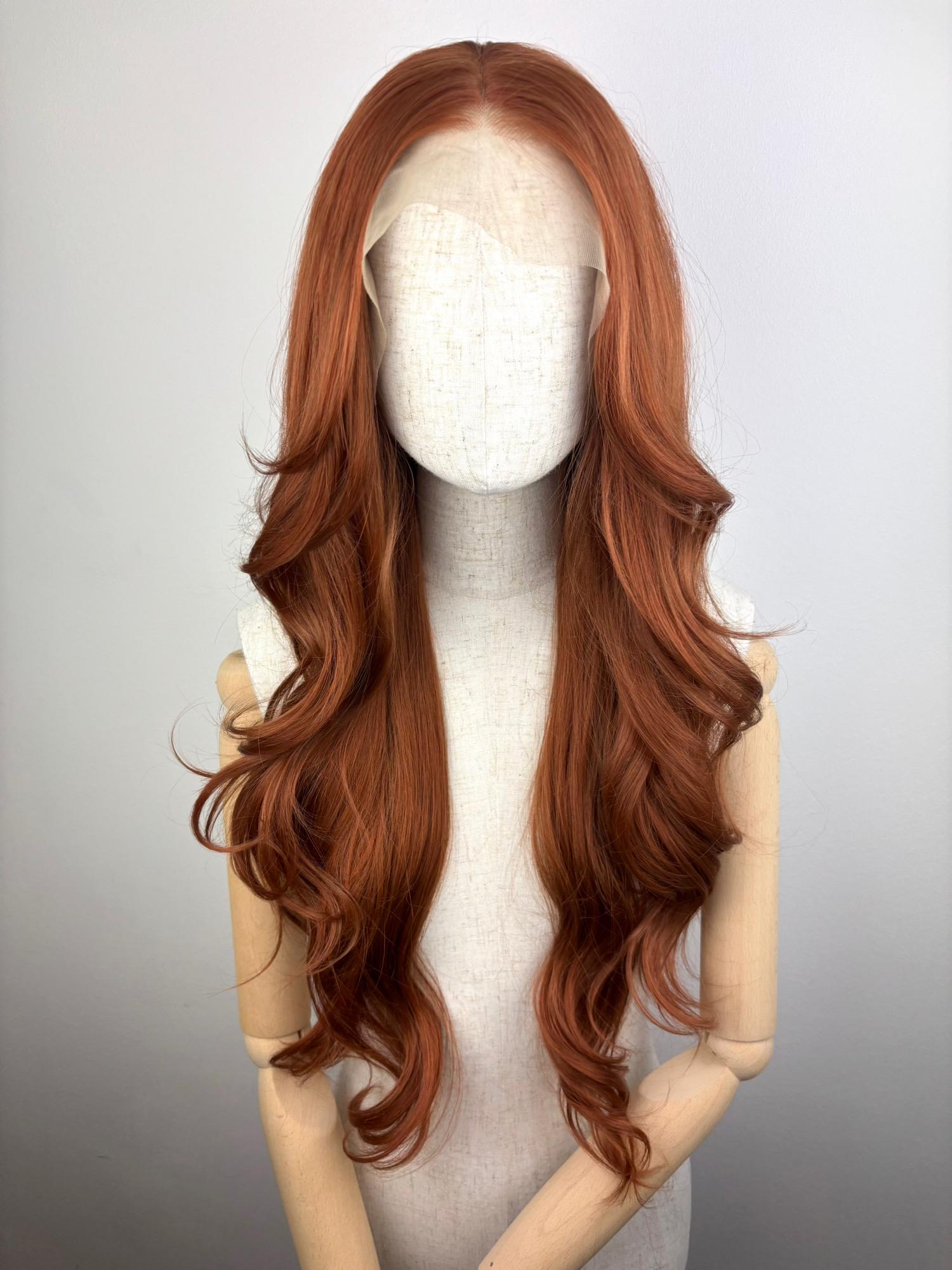 Lace Front Wig/Perücke The Chestnut Maid A Customized Soft Fringe Hairstyle Wig #bangs #fringe #ginger #red #sytheticwig #custommade Lace Front Wig/Perücke The Chestnut Maid A Customized Soft Fringe Hairstyle Wig #bangs #fringe #ginger #red #sytheticwig #custommade von Etsy - dragmaiditup