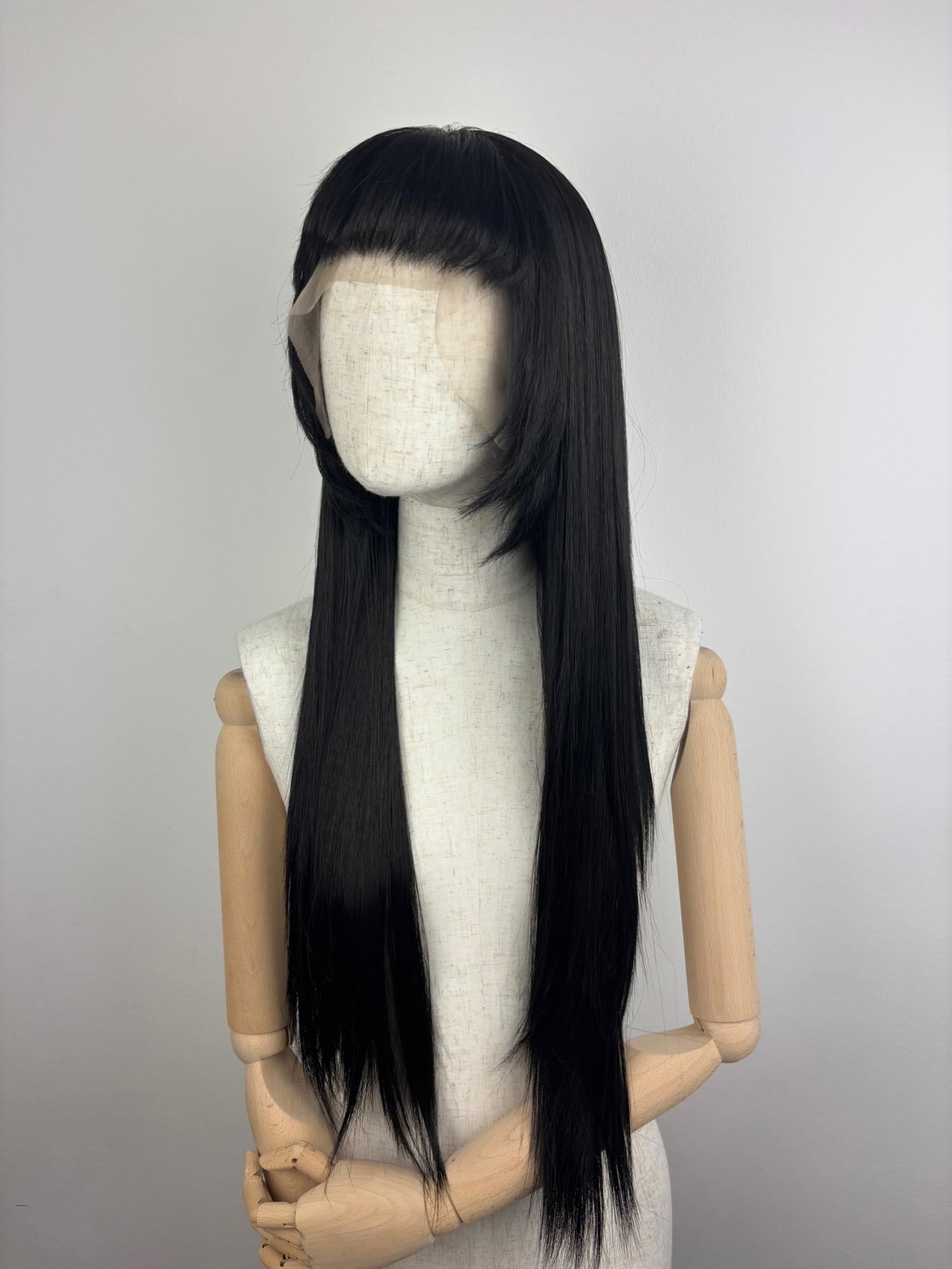 Lace Front Wig/Perücke The Raven Maid #retro-styling The Hime Maid Sattes Schwarz - Deep Black Customized #hime #himecut #ladygaga Lace Front Wig/Perücke The Raven Maid #retro-styling The Hime Maid Sattes Schwarz - Deep Black Customized #hime #himecut #ladygaga von Etsy - dragmaiditup