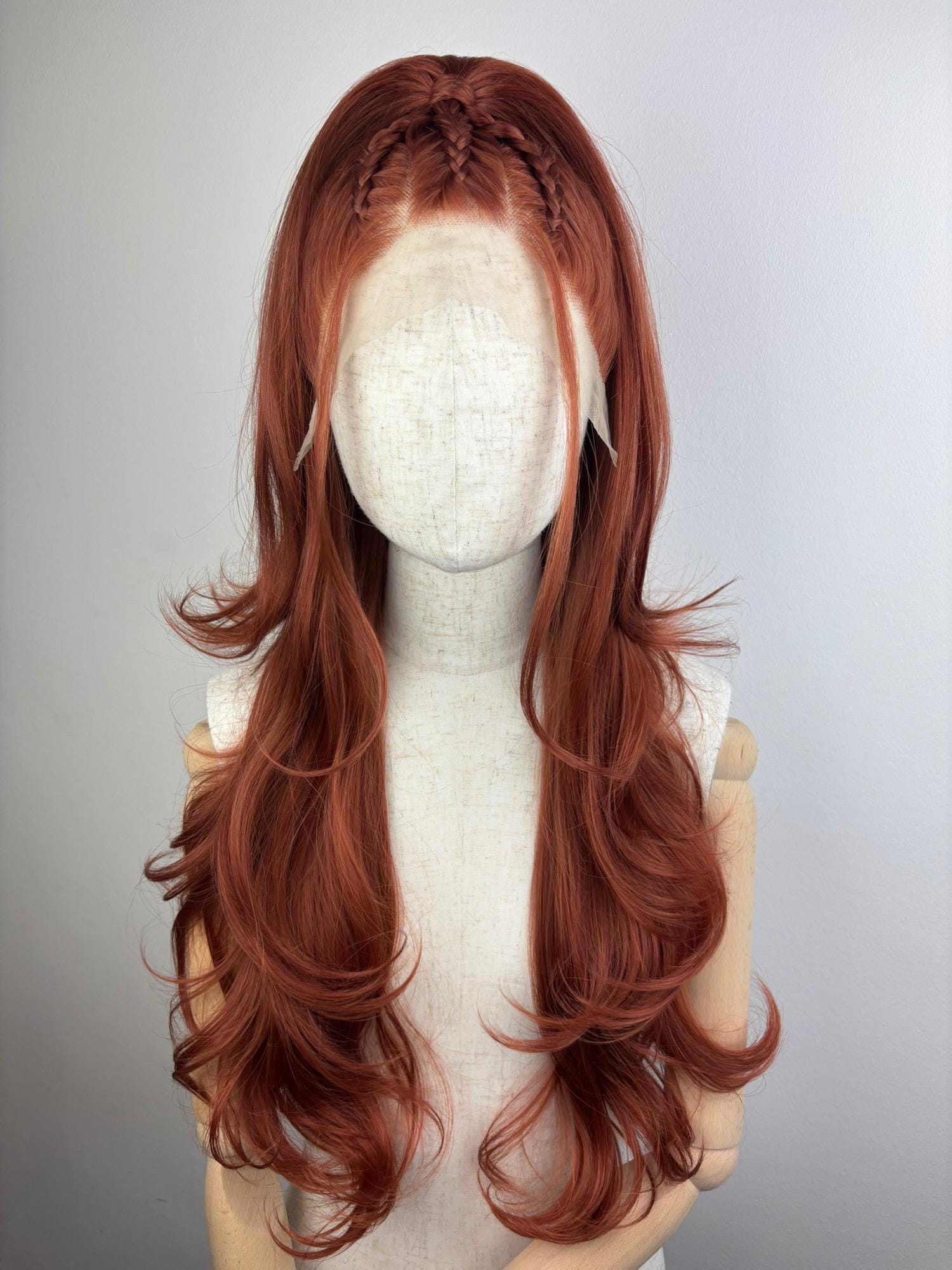 Lace Front Wig/Perücke The Rusty Maid A Customized Tripple Braided Hairstyle Wig #braided #festival #copper #sytheticwig #custommade Lace Front Wig/Perücke The Rusty Maid A Customized Tripple Braided Hairstyle Wig #braided #festival #copper #sytheticwig #custommade von Etsy - dragmaiditup