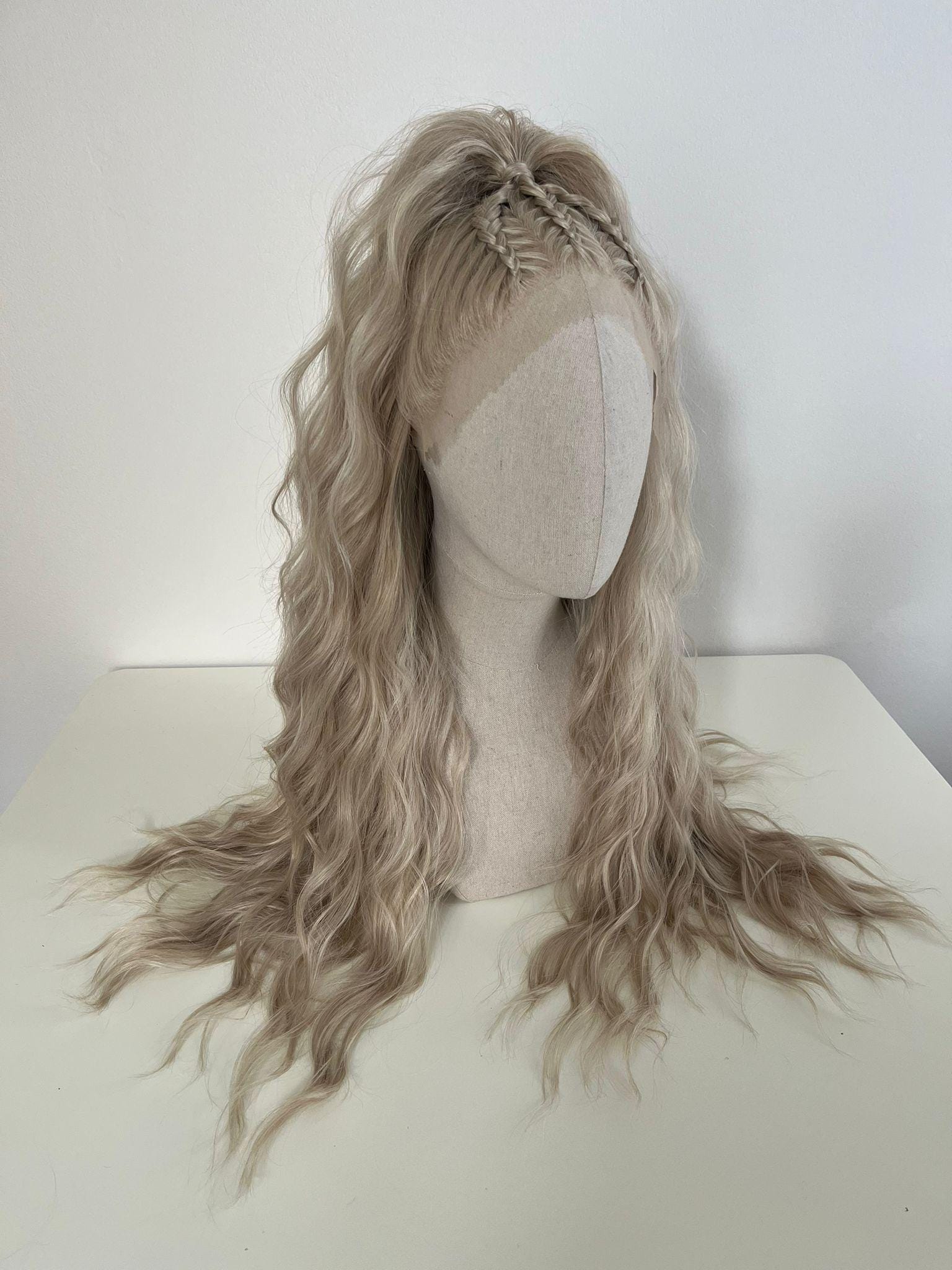 Lace Front Wig/Perücke The Satin Maid A Customized Tripple Braided Hairstyle Wig #braided #festival #blonde #sytheticwig #custommade Lace Front Wig/Perücke The Satin Maid A Customized Tripple Braided Hairstyle Wig #braided #festival #blonde #sytheticwig #custommade von Etsy - dragmaiditup