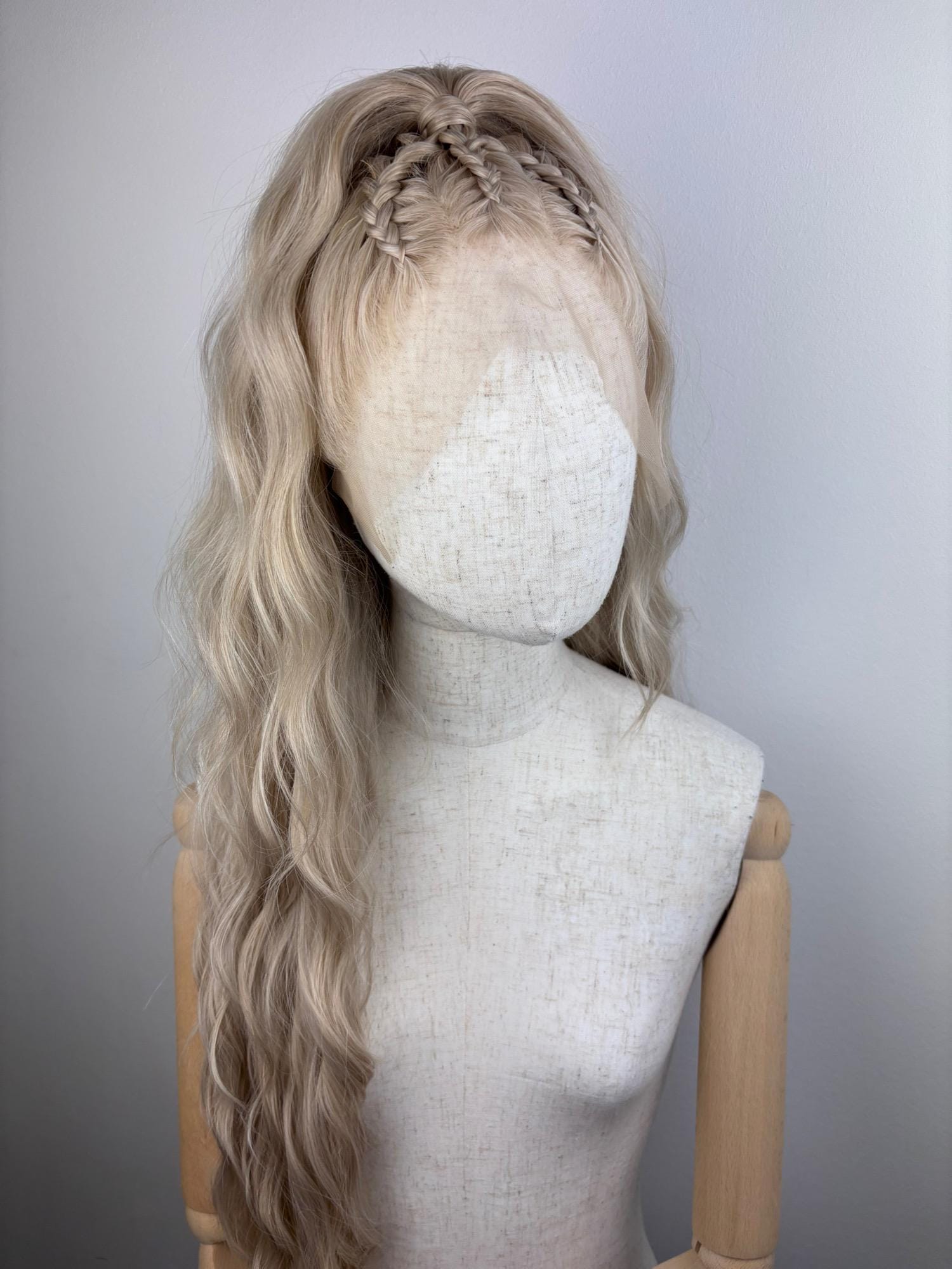 Lace Front Wig/Perücke The Satin Maid A Customized Tripple Braided Hairstyle Wig #braided #festival #blonde #sytheticwig #custommade Lace Front Wig/Perücke The Satin Maid A Customized Tripple Braided Hairstyle Wig #braided #festival #blonde #sytheticwig #custommade von Etsy - dragmaiditup