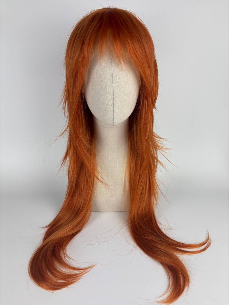 Lace Front Wig/Perücke The Yam Maid A Customized Mullet Hairstyle Wig #mullet #shag #retro #yam #ginger #sytheticwig #custommade von Etsy - dragmaiditup