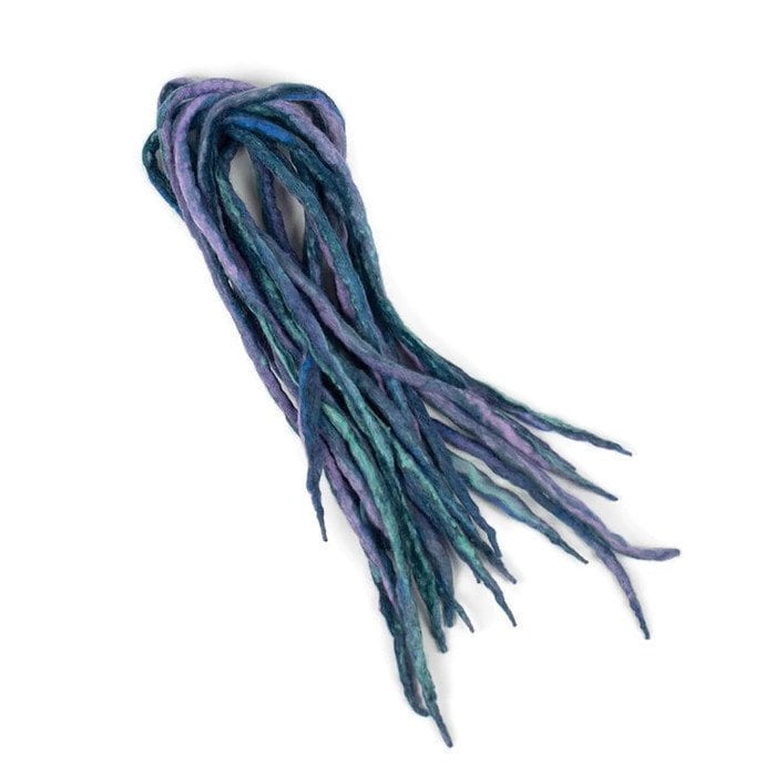 Wolle Dreadlocks Meerjungfrau Gemischt Benutzerdefinierte Für Dreads - Doppelende Roving Kunst Haarverlängerungen Kit von Etsy - dragondreadsshop