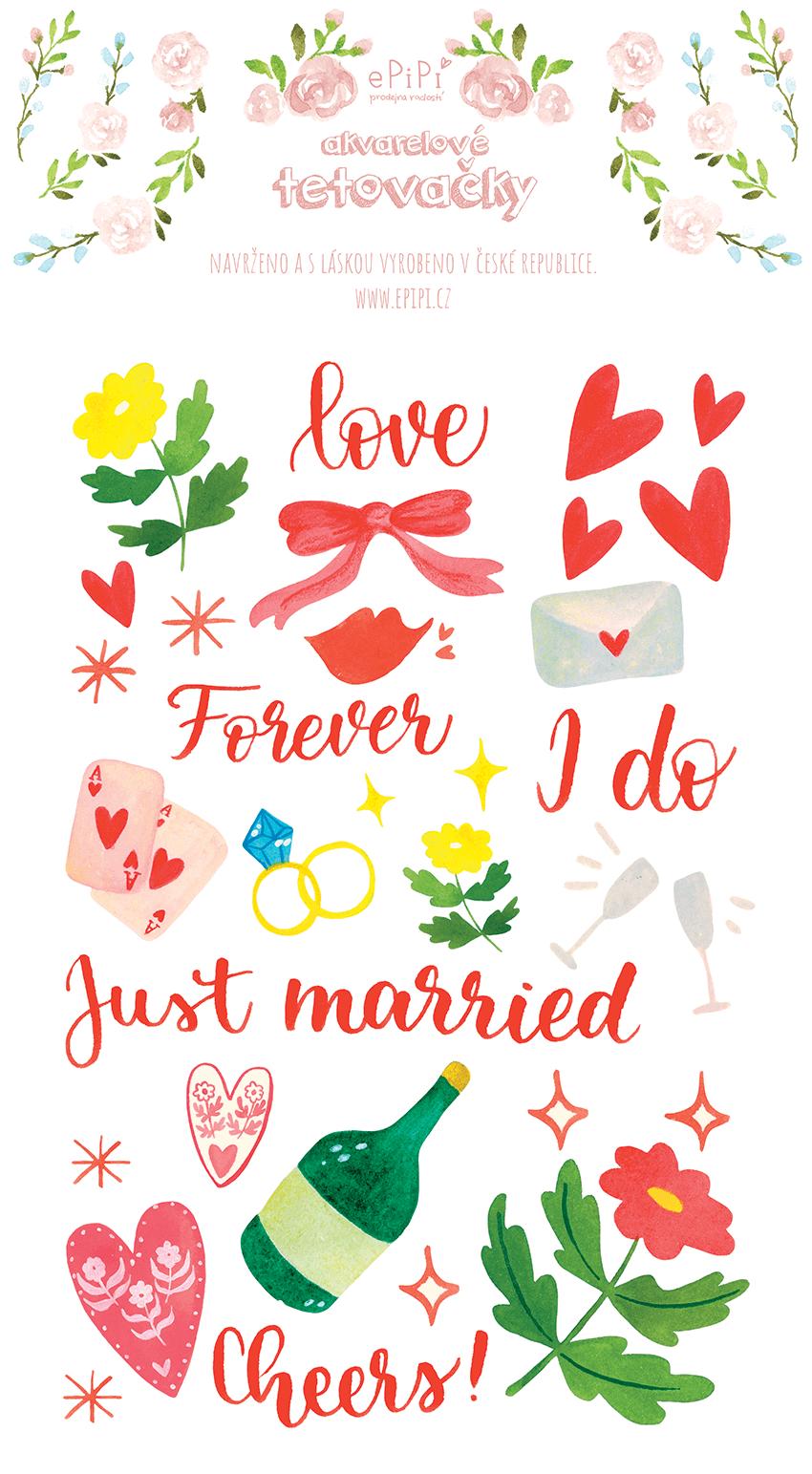Set Von Hochzeitstattoos | Blumen Und Liebe Tattoo Original Semi Permanentes Aquarell-Fake-Tattoo Set Von Hochzeitstattoos | Blumen Und Liebe Tattoo Original Semi Permanentes Aquarell-Fake-Tattoo von Etsy - ePipi