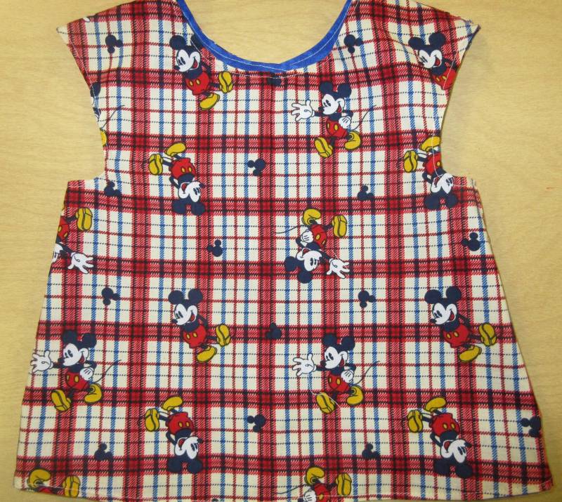 Micky Mouse Karierte Vorschule Kunst Kittel. Lätzchen Oder Schürze Kleinkind Größe 2-5 Jahre Gefüttert Verstellbar Mit Großen Knopf Und von Etsy - eccosewing