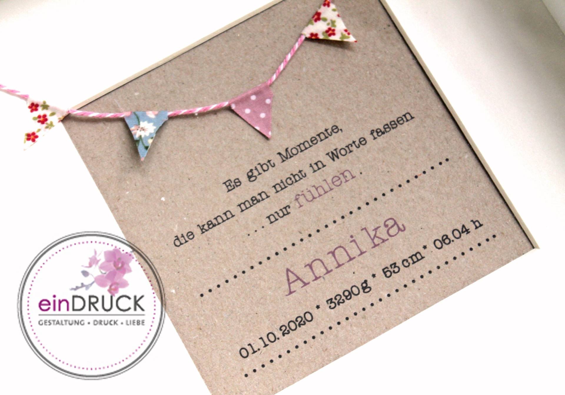 Bild Im Rahmen-Geschenk Zur Geburt, Taufe, Geburtstag, Wimpel, Wimpelkette, Kraftpapier, Vintage, Eindruck, Taufgeschenk, Geburtsgeschenk Bild Im Rahmen-Geschenk Zur Geburt, Taufe, Geburtstag, Wimpel, Wimpelkette, Kraftpapier, Vintage, Eindruck, Taufgeschenk, Geburtsgeschenk von Etsy - eindruckbastian