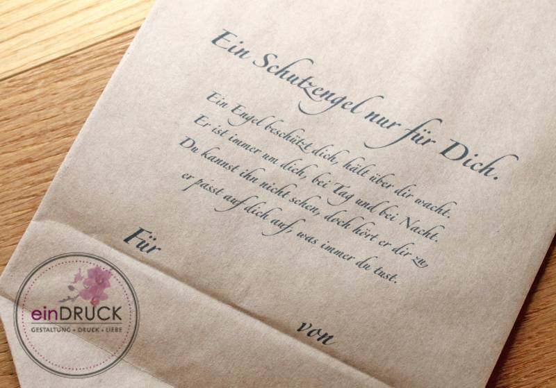 Schutzengel -Geschenk Zur Geburt, Führerschein, Taufe ... Herz, Eindruck, Glücksbringer von Etsy - eindruckdomenika