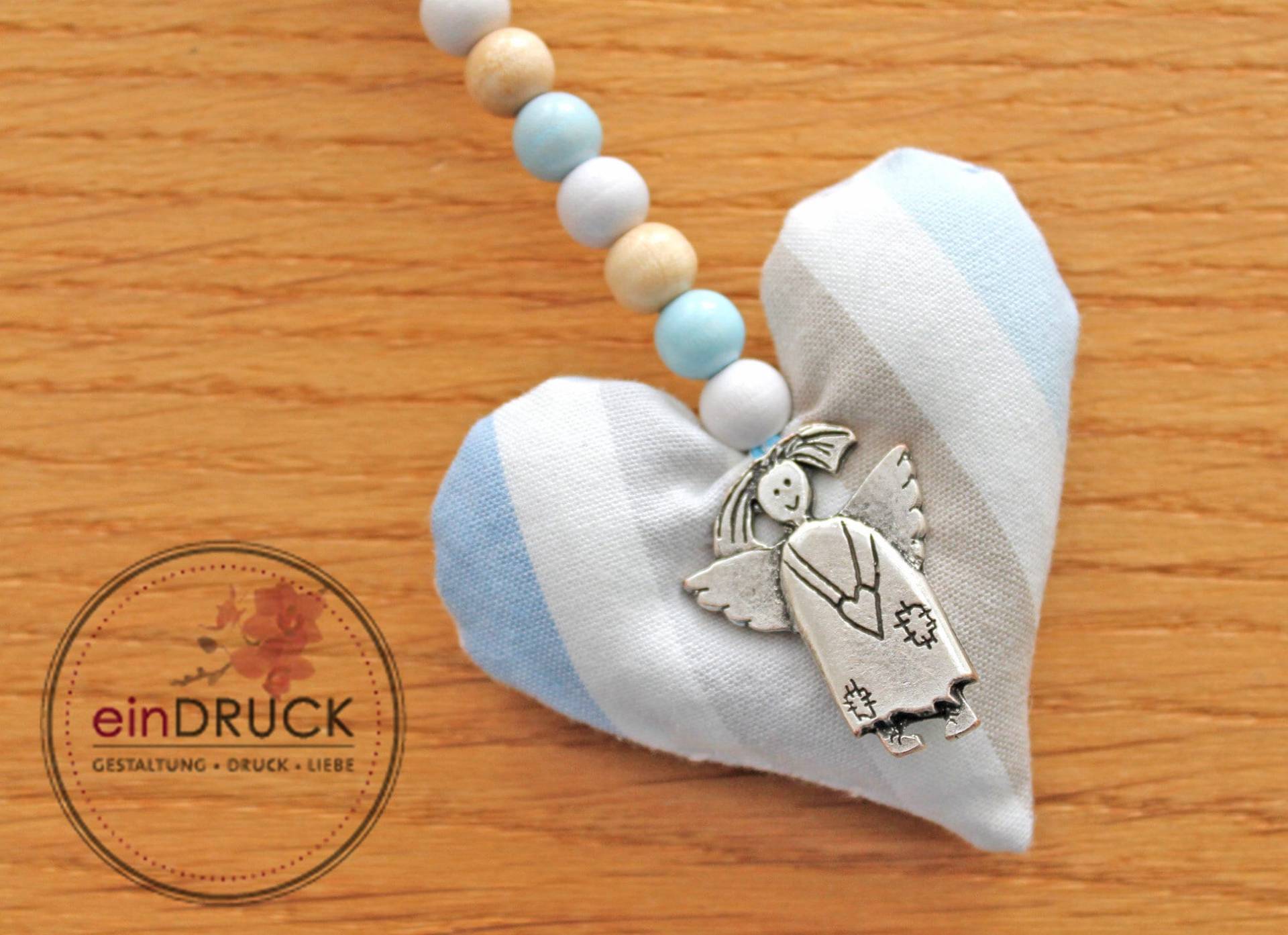 Schutzengel -Geschenk Zur Geburt, Führerschein, Taufe Geburtstag, Engel, Herz, Stoff, Eindruck von Etsy - eindruckdomenika