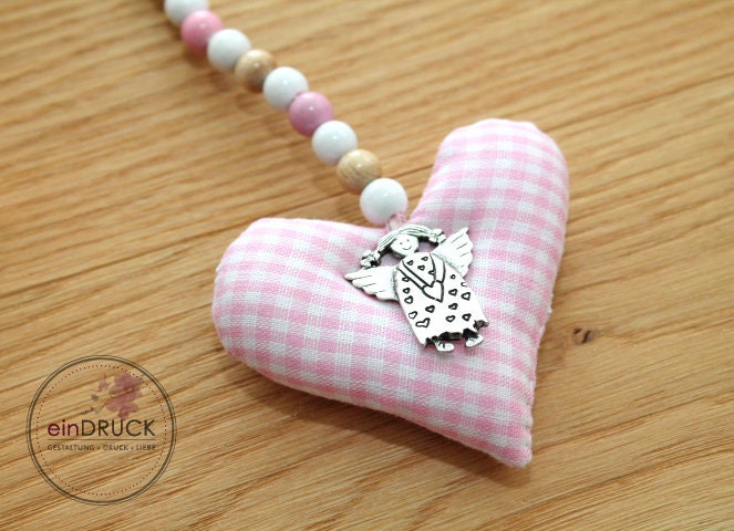 Schutzengel -Geschenk Zur Geburt, Führerschein... Taufe, Kommunion, Eindruck, Geschenk, Sale, Hochzeit, Engel, Herz, Stoff, Krankheit von Etsy - eindruckdomenika