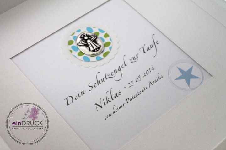 Schutzengel Im Rahmen-Geschenk Zur Taufe, Geburt, Eindruck, Geburtstag Schutzengel Im Rahmen-Geschenk Zur Taufe, Geburt, Eindruck, Geburtstag von Etsy - eindruckdomenika