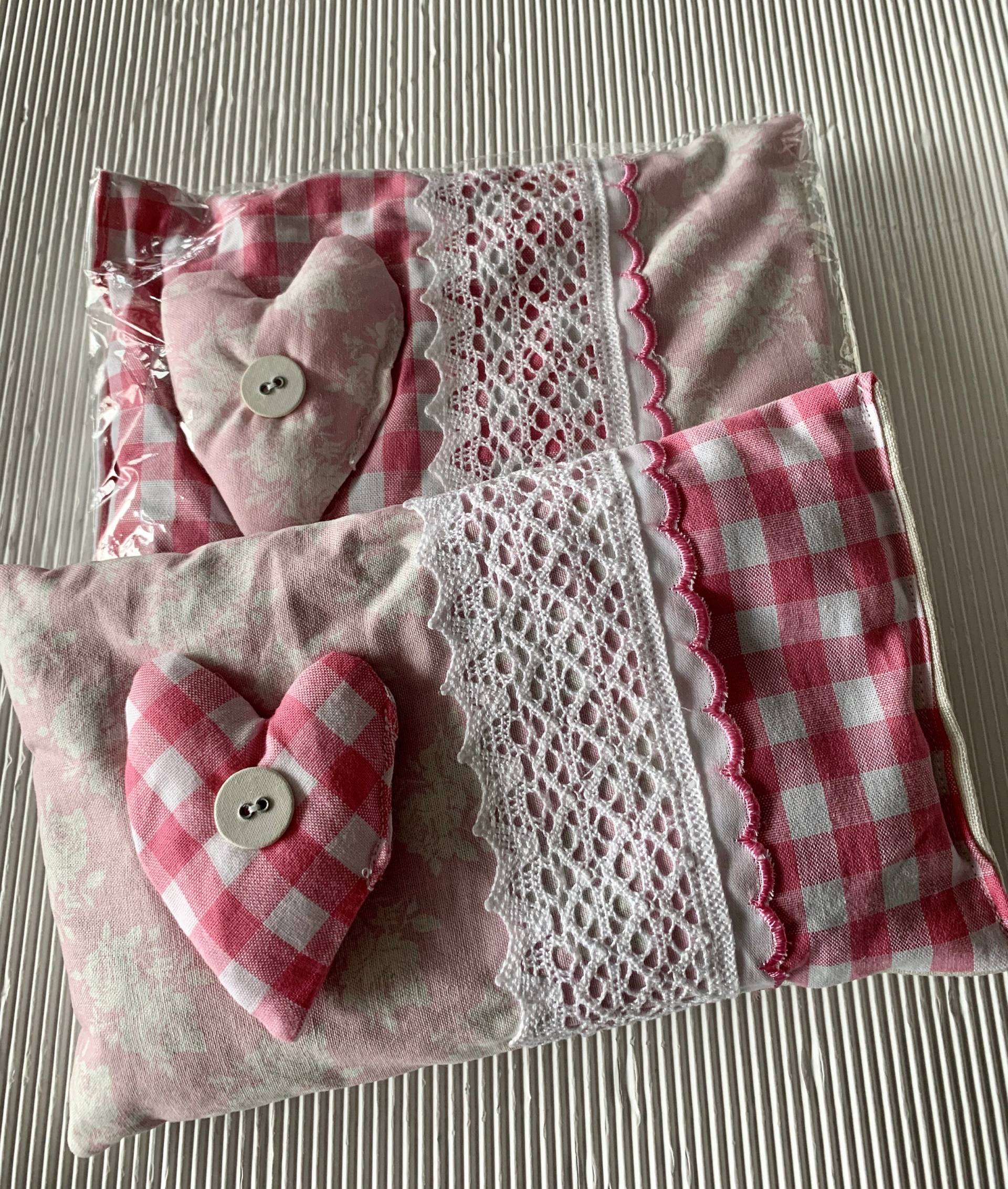 Lavendelkissen Xl Rosa-Weiss Lavendelkissen Xl Rosa-Weiss von Etsy - einfachschoen