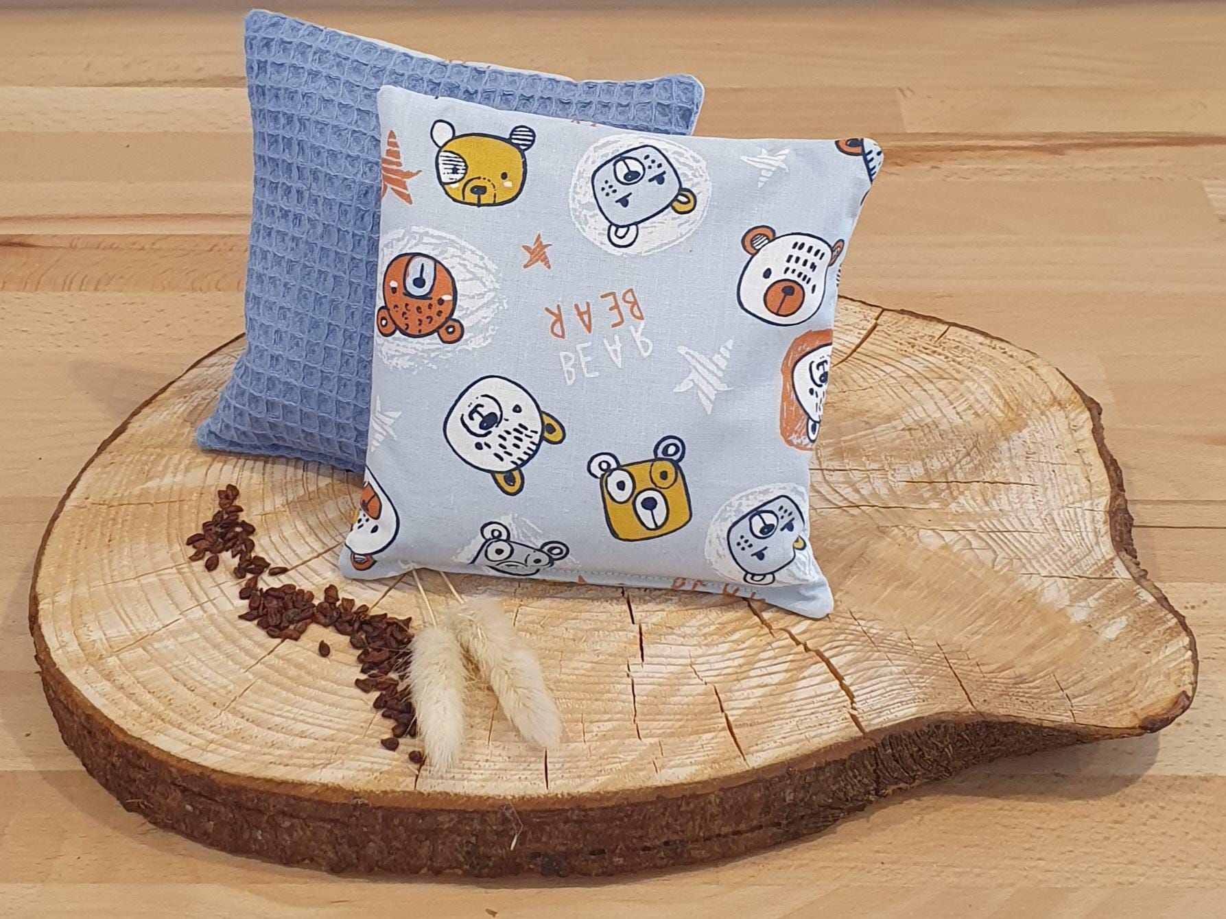 Wärmekissen/Kältekissen "Bär", Traubenkernkissen Wärmekissen/Kältekissen "Bär", Traubenkernkissen von Etsy - elinaloHandmade