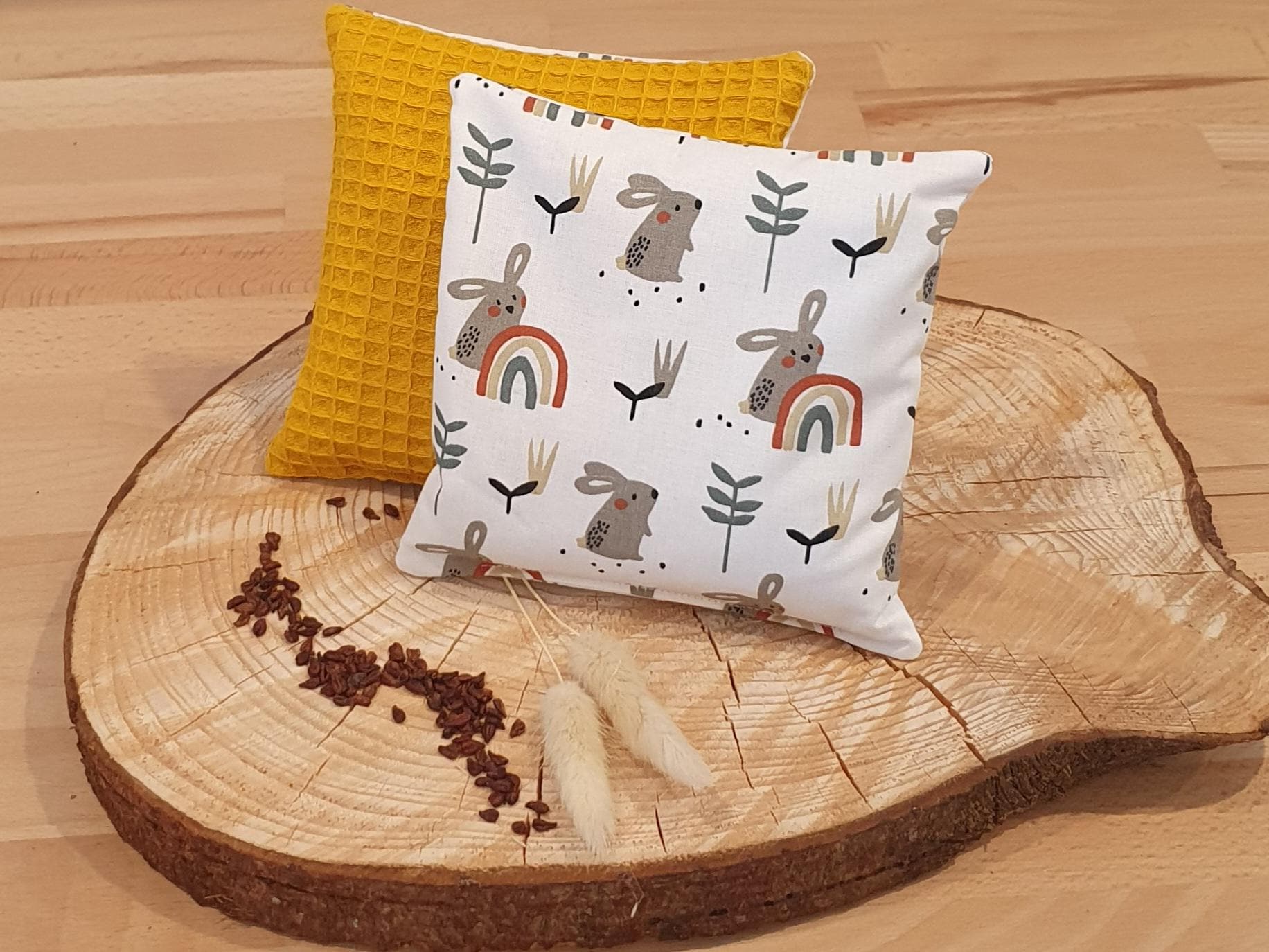Wärmekissen/Kältekissen "Hase", Traubenkernkissen von Etsy - elinaloHandmade