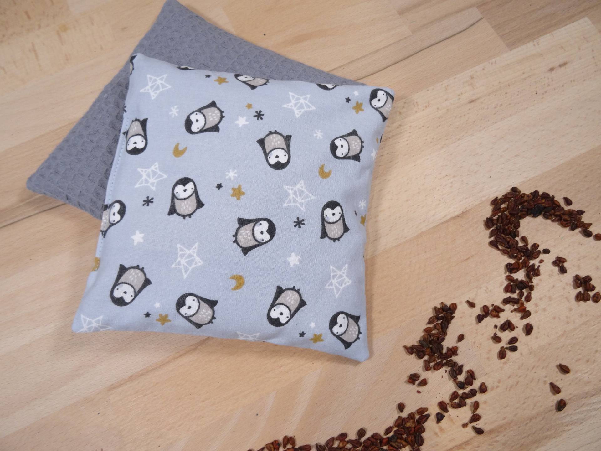 Wärmekissen/Kältekissen "Pinguin", Traubenkernkissen von Etsy - elinaloHandmade