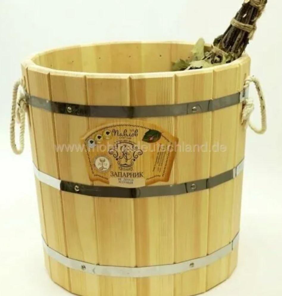 Saunaeimer Aus Zedernholz Naturbelassen 20L von Etsy - emaHandel