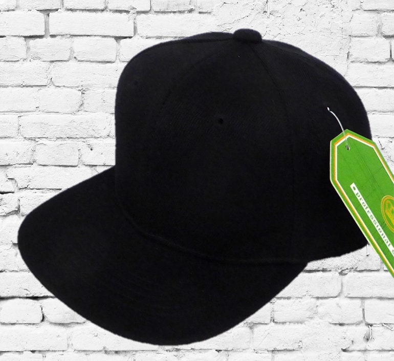 Feste Schwarze Säuglingshut Benutzerdefinierte Stickerei Flache Krempe Baseballmütze Personalisierte Baby Hut Soft Snapback von Etsy - empowerprinting