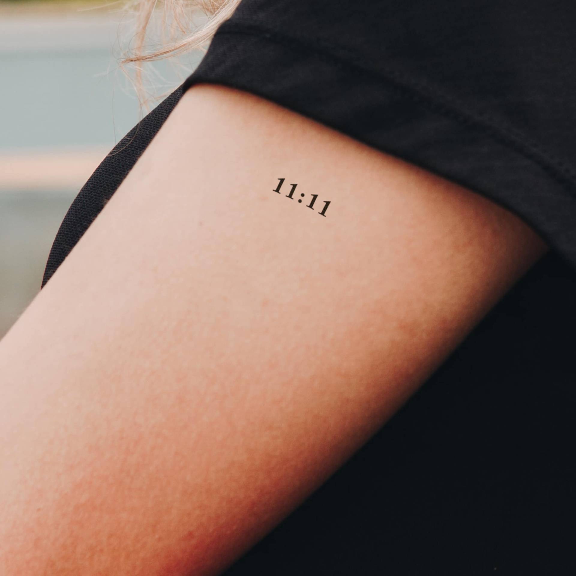 1111 Temporäres Engelszahl-Tattoo | 4Er-Set 1111 Temporäres Engelszahl-Tattoo | 4Er-Set von Etsy - encredelicate