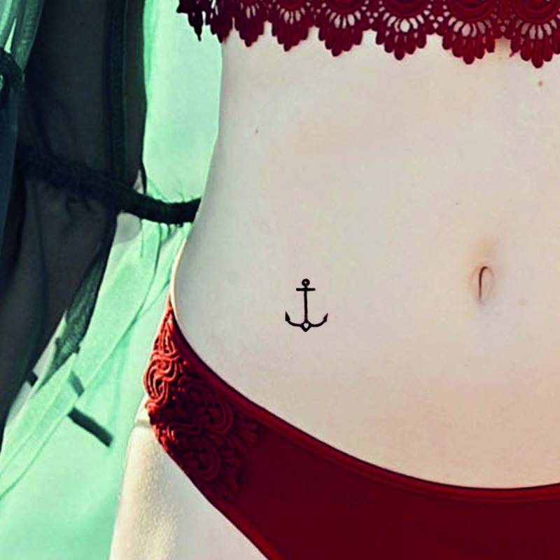 Anker Mit Herz Temporäre Tattoos | 6Er Pack Drei Verschiedenen Größen Zum Ausprobieren von Etsy - encredelicate