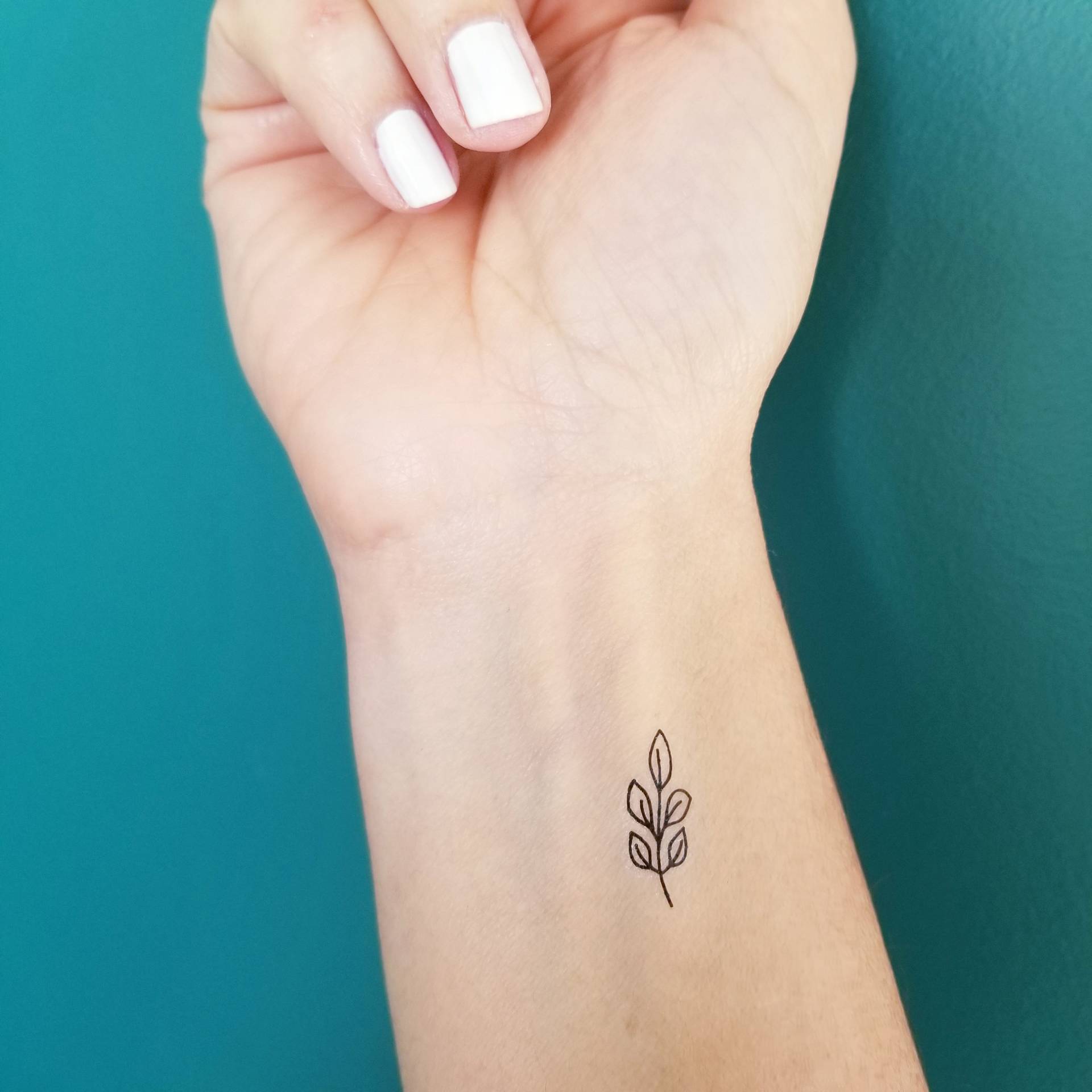 Temporäre Tattoos Mit 2 Blättern Temporäre Tattoos Mit 2 Blättern von Etsy - encredelicate