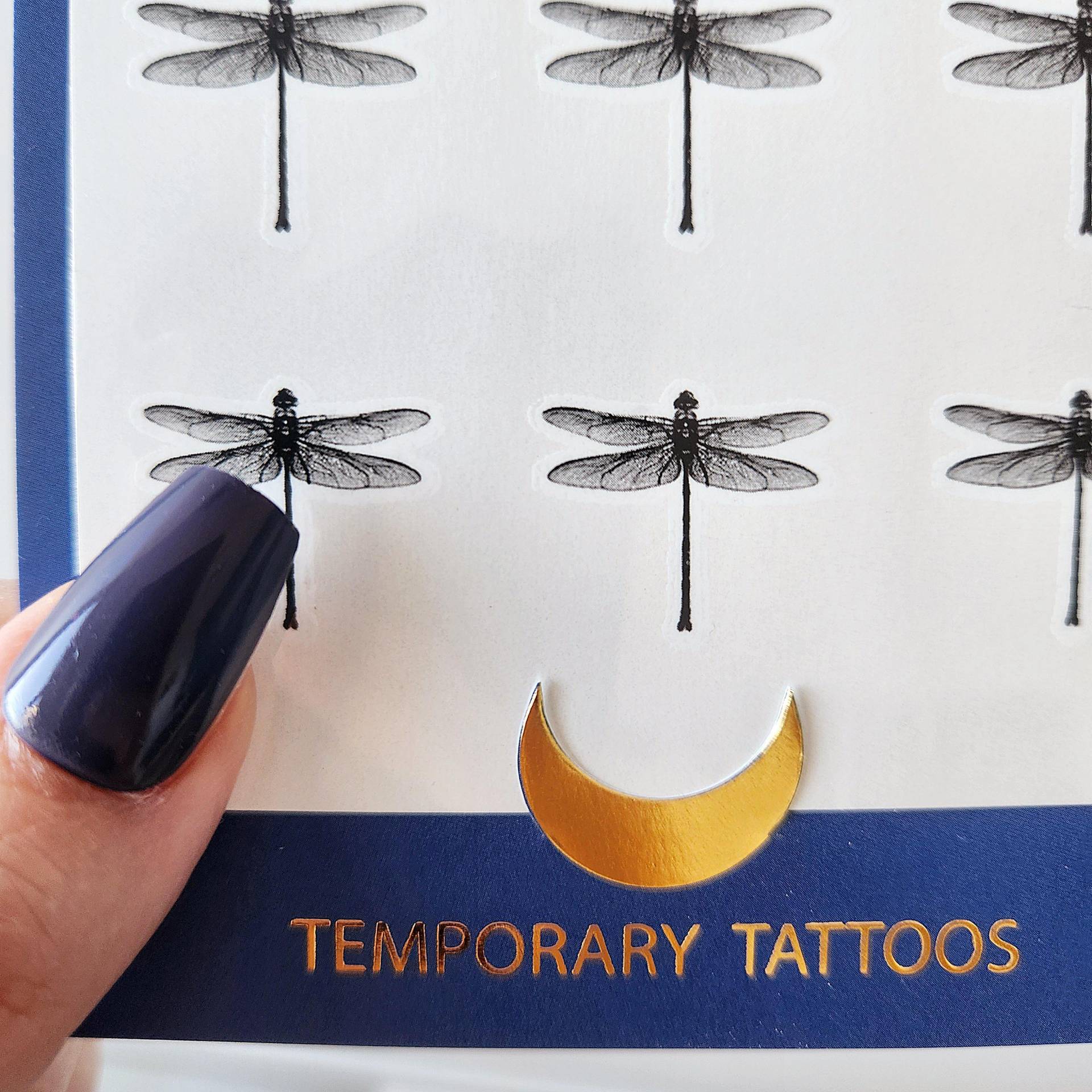 Temporäres Libellen-Tattoo | 6Er-Set Temporäres Libellen-Tattoo | 6Er-Set von Etsy - encredelicate
