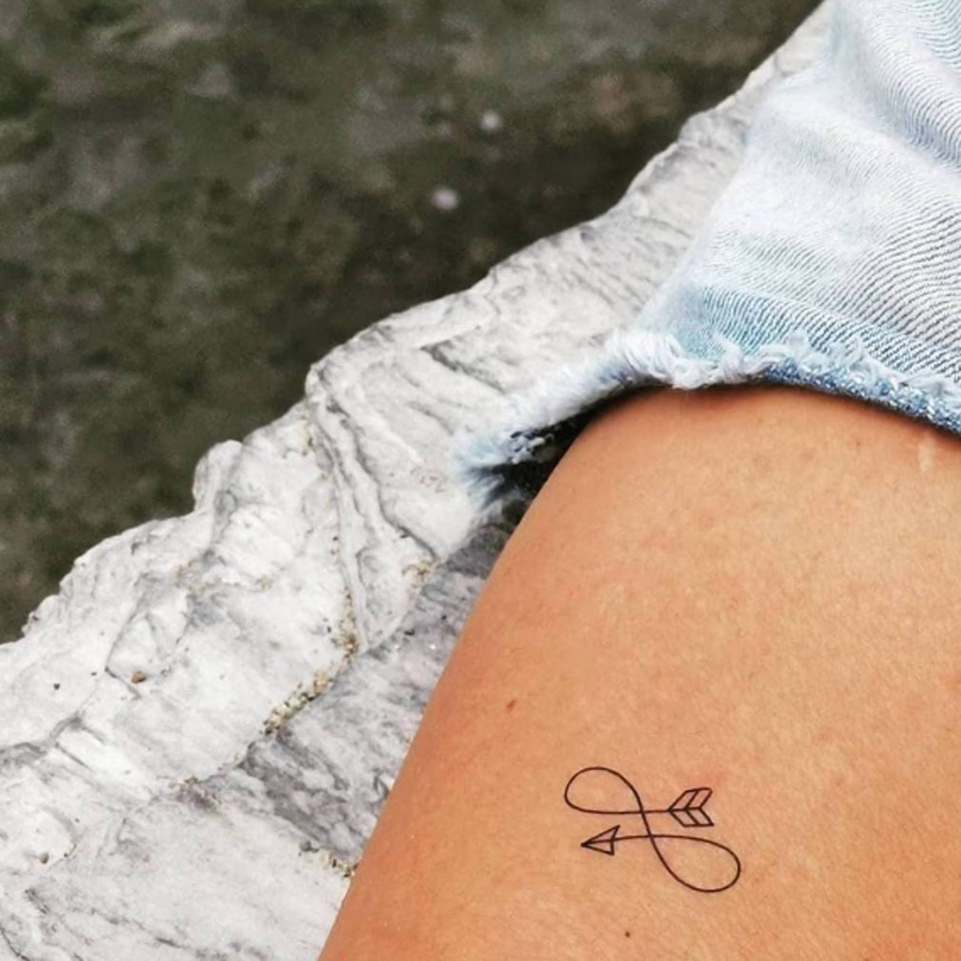 Temporäres Tattoo Mit Unendlichkeitspfeil | 4Er-Set Temporäres Tattoo Mit Unendlichkeitspfeil | 4Er-Set von Etsy - encredelicate