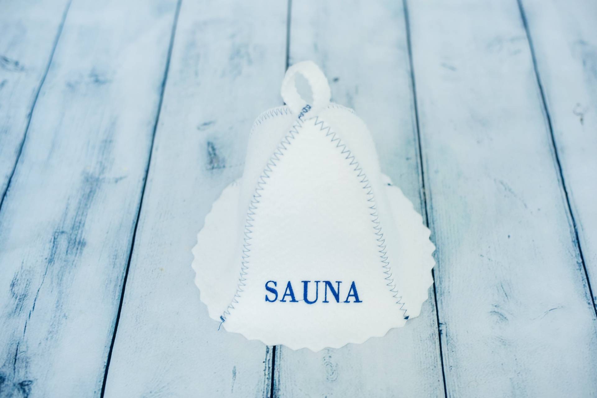 Saunahut Mit Stickerei, Weiß | Badekappe von Etsy - esaunashop