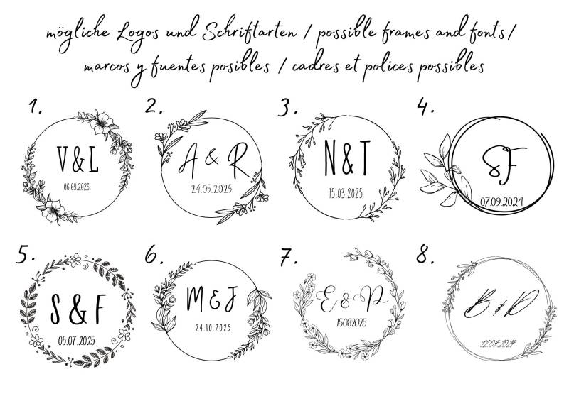 Individuelle Klebetattoos Temporäre Tattoos Hochzeitslogo Initialien Datum Tattoostation Logo Personalisiert Hochzeitsgeschenk Gastgeschenk von Etsy - evveprints