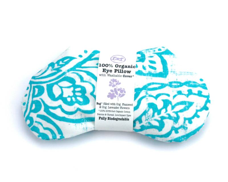 100% Bio Yoga Augenkissen, Waschbarer Bezug, Lavendel, Leinsamen, Aromatherapie, Wärme-Kälte-Packung, Sinuskopfschmerzen, Stressabbau von Etsy - farmerandfashionista