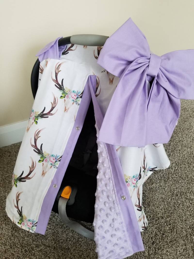 Autositzbezug Mit Blumenmuster, Reh Lavendel Minky, Personalisiertes Baby-Dusche-Geschenk, Baby-Autositzbezug Autositzbezug Mit Blumenmuster, Reh Lavendel Minky, Personalisiertes Baby-Dusche-Geschenk, Baby-Autositzbezug von Etsy - fashionfairytales