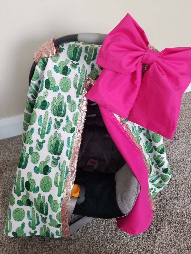 Baby Autositz Abdeckung, Kaktus Grüner Pink Mit Rose Gold Glanz, Personalisiertes Baby-Dusche-Geschenk, Mädchen Autositzbezug, Versandfertig Baby Autositz Abdeckung, Kaktus Grüner Pink Mit Rose Gold Glanz, Personalisiertes Baby-Dusche-Geschenk, Mädchen Autositzbezug, Versandfertig von Etsy - fashionfairytales