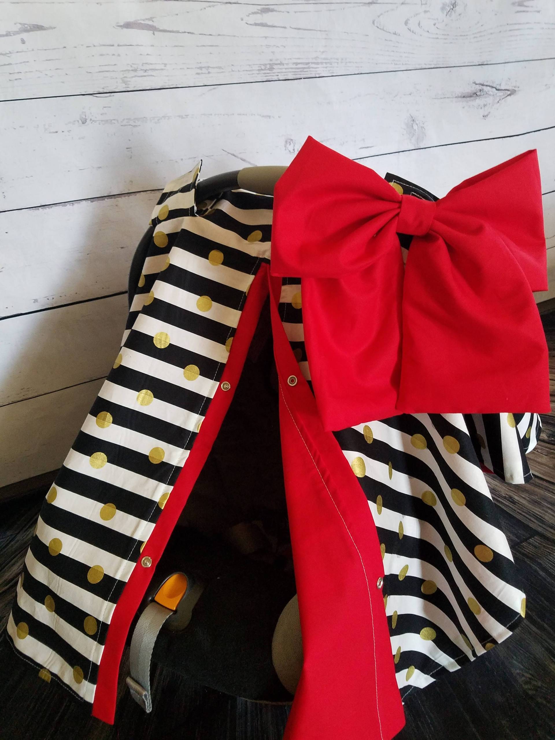 Gold Dot Sparkle Autositz Abdeckung - Baby Geschenk Girl Überzug Stillbezug Versandbereit von Etsy - fashionfairytales