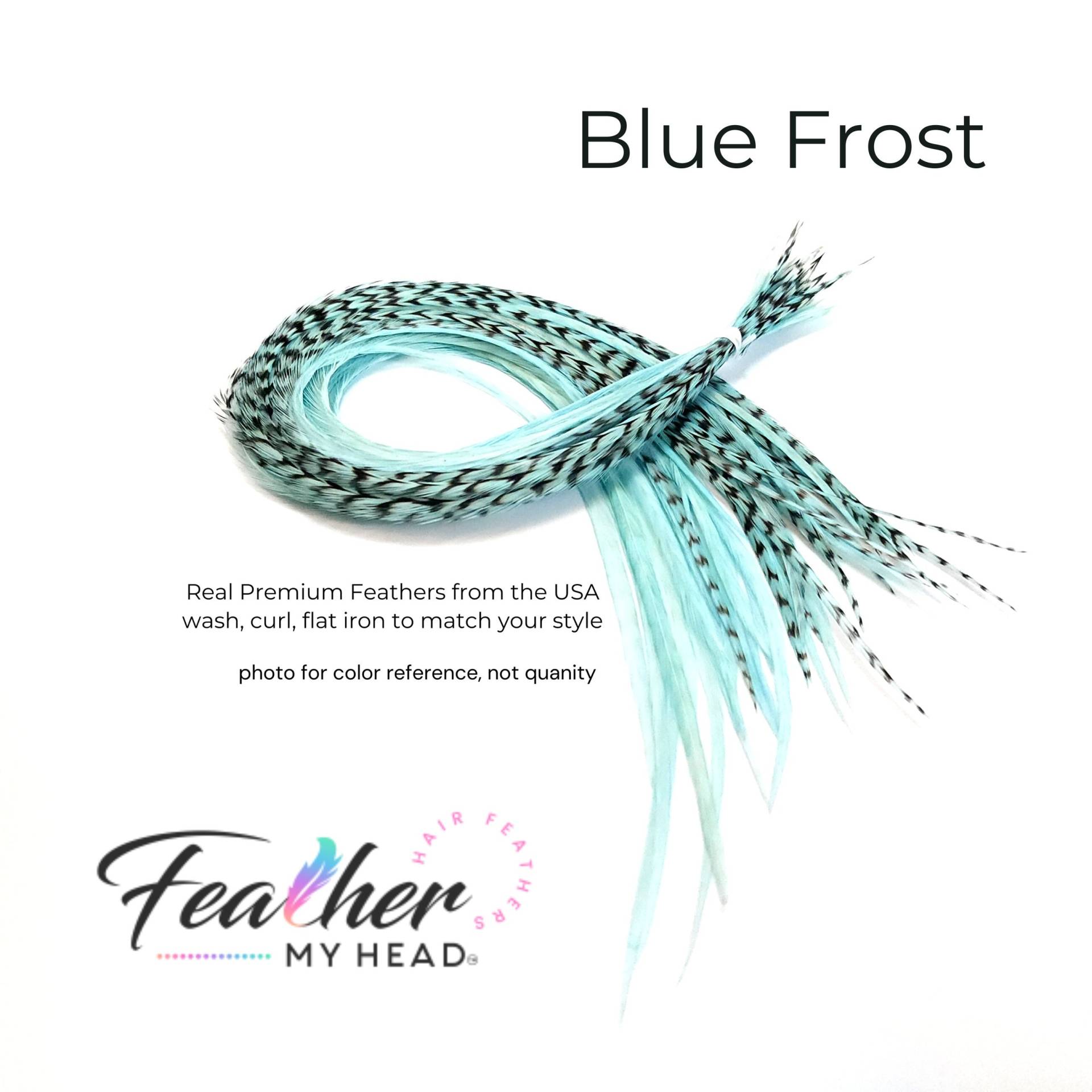 Blue Frost Haar Federnverlängerungen. | 1 Feder, Lange Längen Und Feder Kit Erhältlich Blue Frost Haar Federnverlängerungen. | 1 Feder, Lange Längen Und Feder Kit Erhältlich von Etsy - feathermyhead
