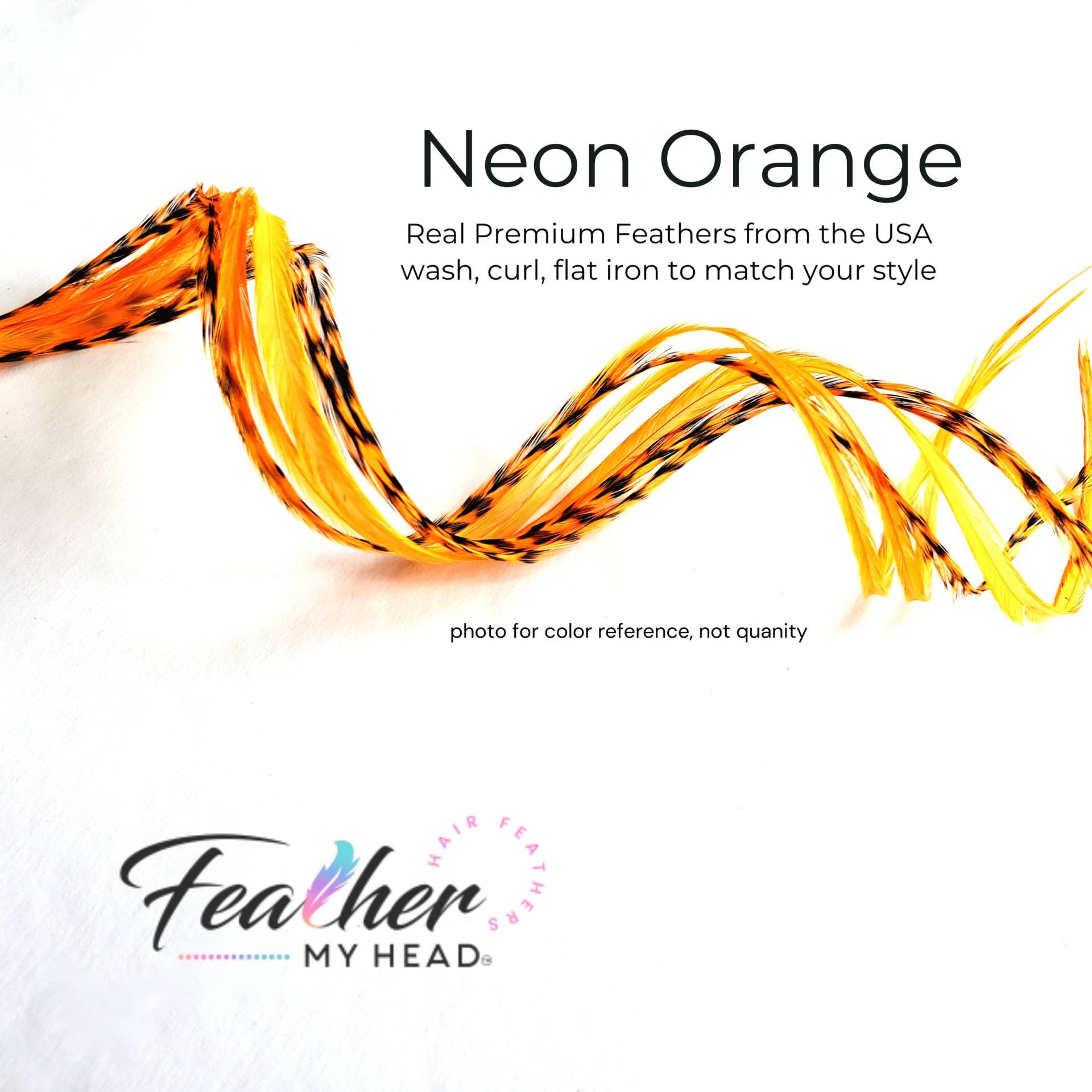 Orange Haar-Feder-Verlängerungen. | 1 Feder, Lange Längen Und Haar Feder Kit Erhältlich Orange Haar-Feder-Verlängerungen. | 1 Feder, Lange Längen Und Haar Feder Kit Erhältlich von Etsy - feathermyhead