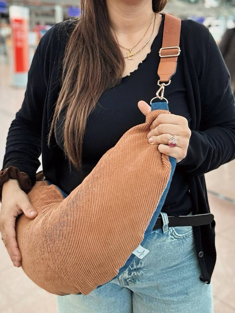 stillkissen/Reisekissen To Go "Cord Rost" von Etsy - feinesgut
