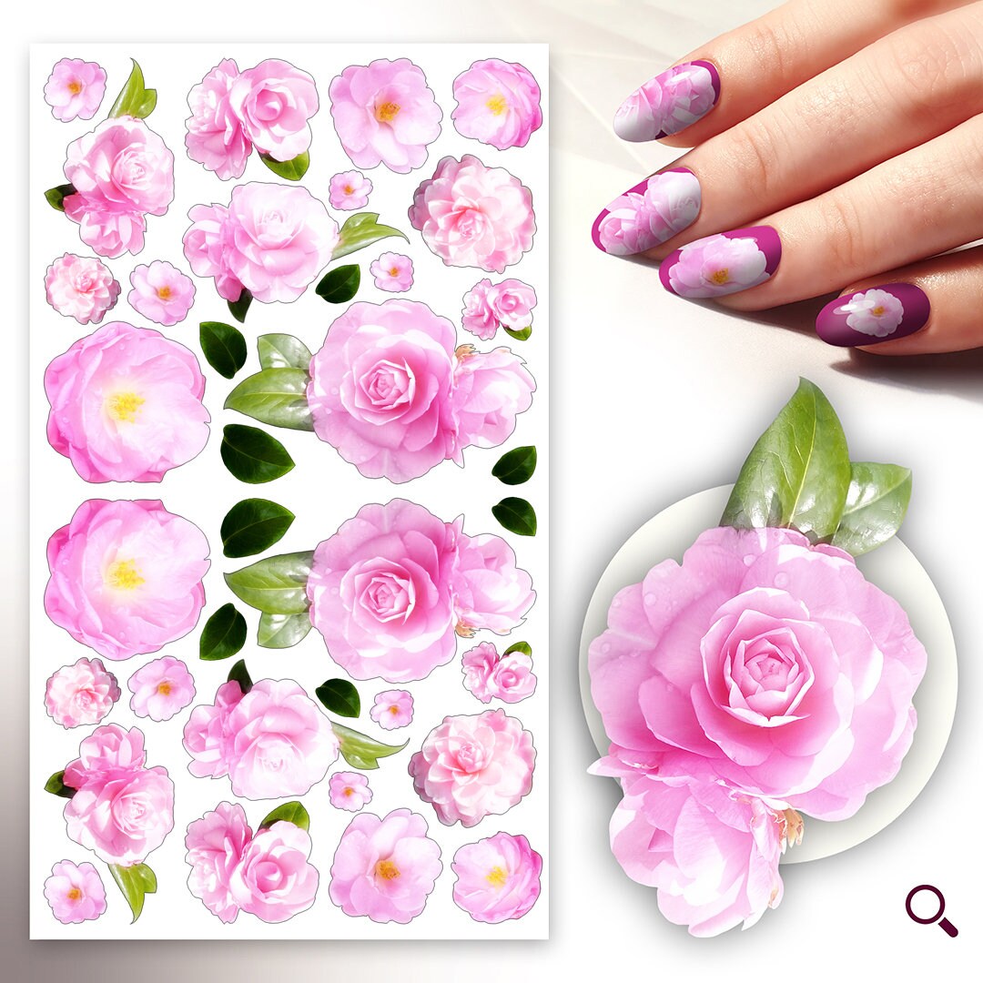 Nagel Aufkleber | 5 Blatt Hübsche Rosa Blumen Und Rosen Weich Baby Pink Flonz 101-225 Nagel Aufkleber | 5 Blatt Hübsche Rosa Blumen Und Rosen Weich Baby Pink Flonz 101-225 von Etsy - flonz