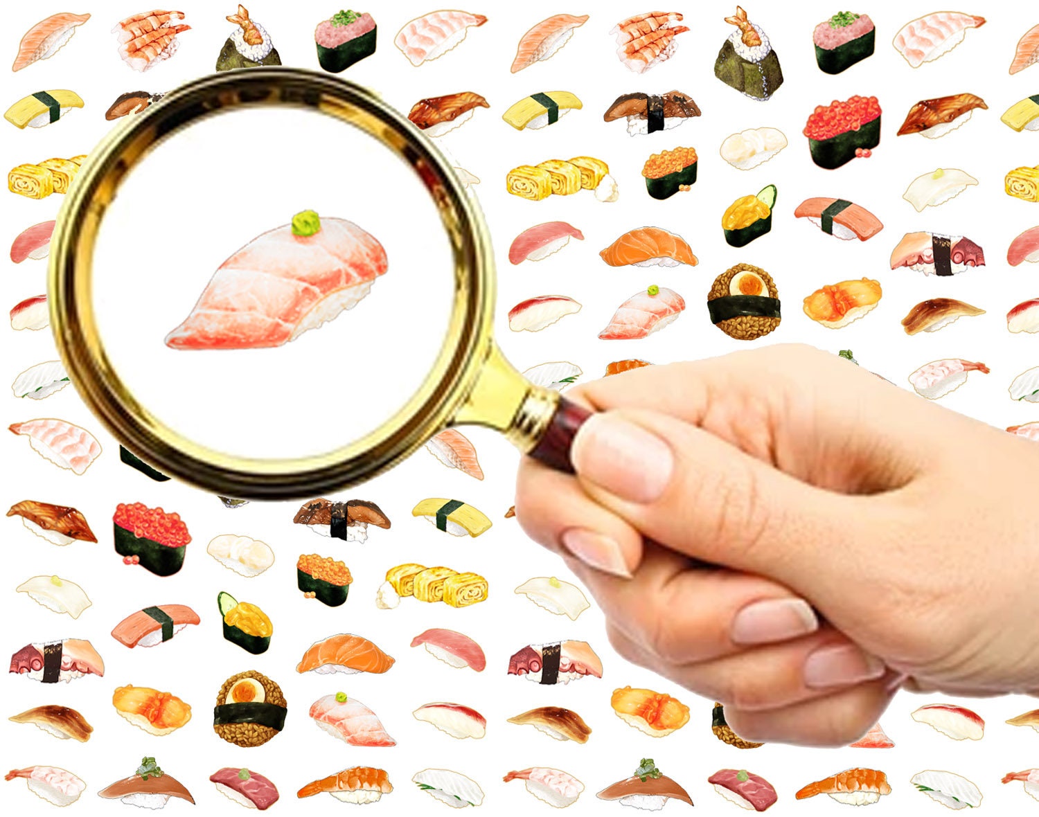 Nagel Aufkleber | 5 Blatt Süße Aquarell Yummy Sushi Stücke Und Rollen Flonz 101-118 Nagel Aufkleber | 5 Blatt Süße Aquarell Yummy Sushi Stücke Und Rollen Flonz 101-118 von Etsy - flonz