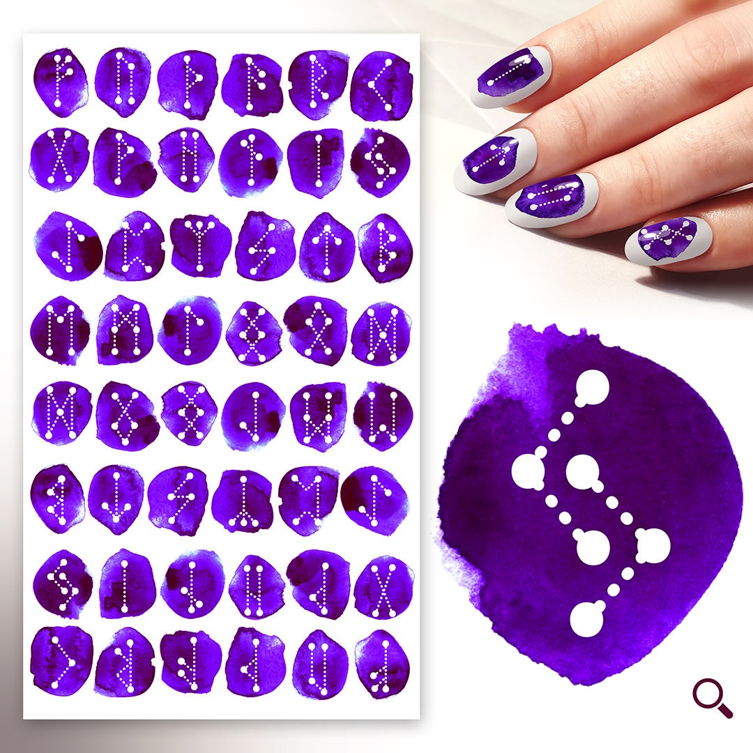 Nagelaufkleber | 5 Blatt Lila Uralte Runen Hexen Symbole Flonz 101-219 Nagelaufkleber | 5 Blatt Lila Uralte Runen Hexen Symbole Flonz 101-219 von Etsy - flonz