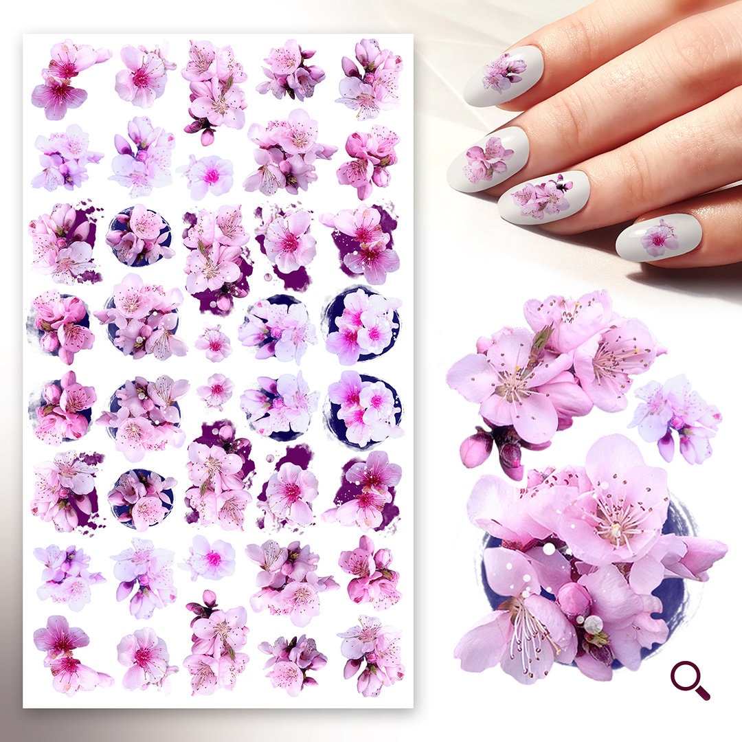Nagelsticker | 5 Blatt Sakura Blumen Und Blüten Pretty Pink Blooms Flonz 101-215 Nagelsticker | 5 Blatt Sakura Blumen Und Blüten Pretty Pink Blooms Flonz 101-215 von Etsy - flonz