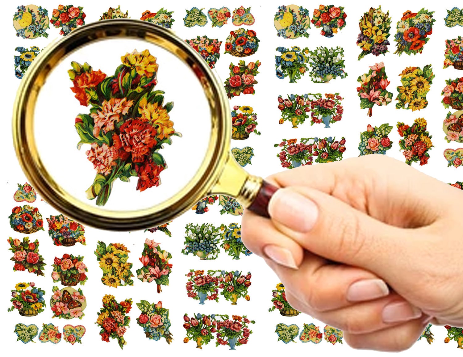 Nagelsticker | 5 Blatt Wunderschöne Blumen - Und Rosensträuße Valentinstag Geschenke Flonz 101-202 Nagelsticker | 5 Blatt Wunderschöne Blumen - Und Rosensträuße Valentinstag Geschenke Flonz 101-202 von Etsy - flonz