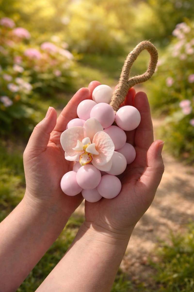 Handgemachte Trauben-Orchidee Seife- Traubenclusterseife - Shea Butter Seife Originelle Originelles Geschenk von Etsy - flowerpowerbylena