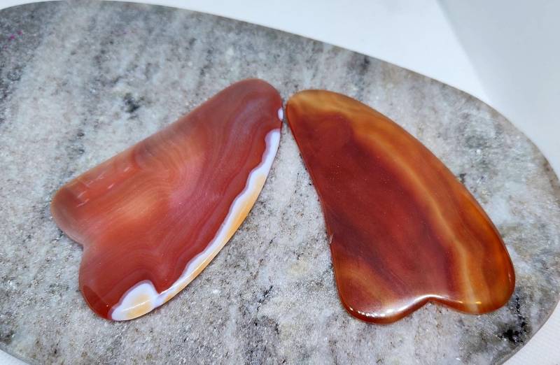 Extragroßer Gua Sha Aus Karneol Für Gesichtsmassagen Und Selfcare von Etsy - flowofpassion