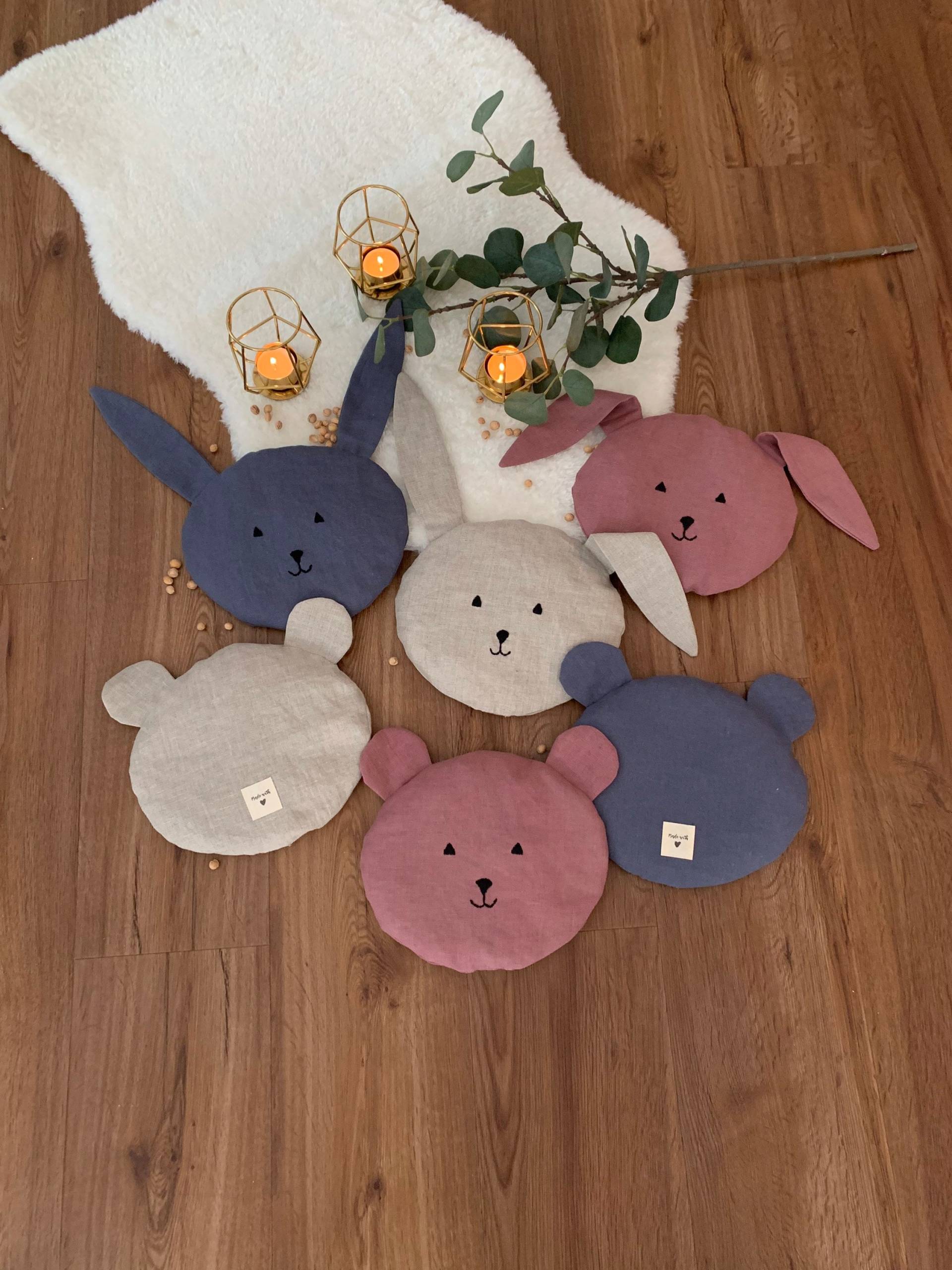 Großes Kirschkernkissen 100 % Leinen, Bär, Hase, Greifling, Naturprodukt, Perfektes Geschenk Großes Kirschkernkissen 100 % Leinen, Bär, Hase, Greifling, Naturprodukt, Perfektes Geschenk von Etsy - foxyandme