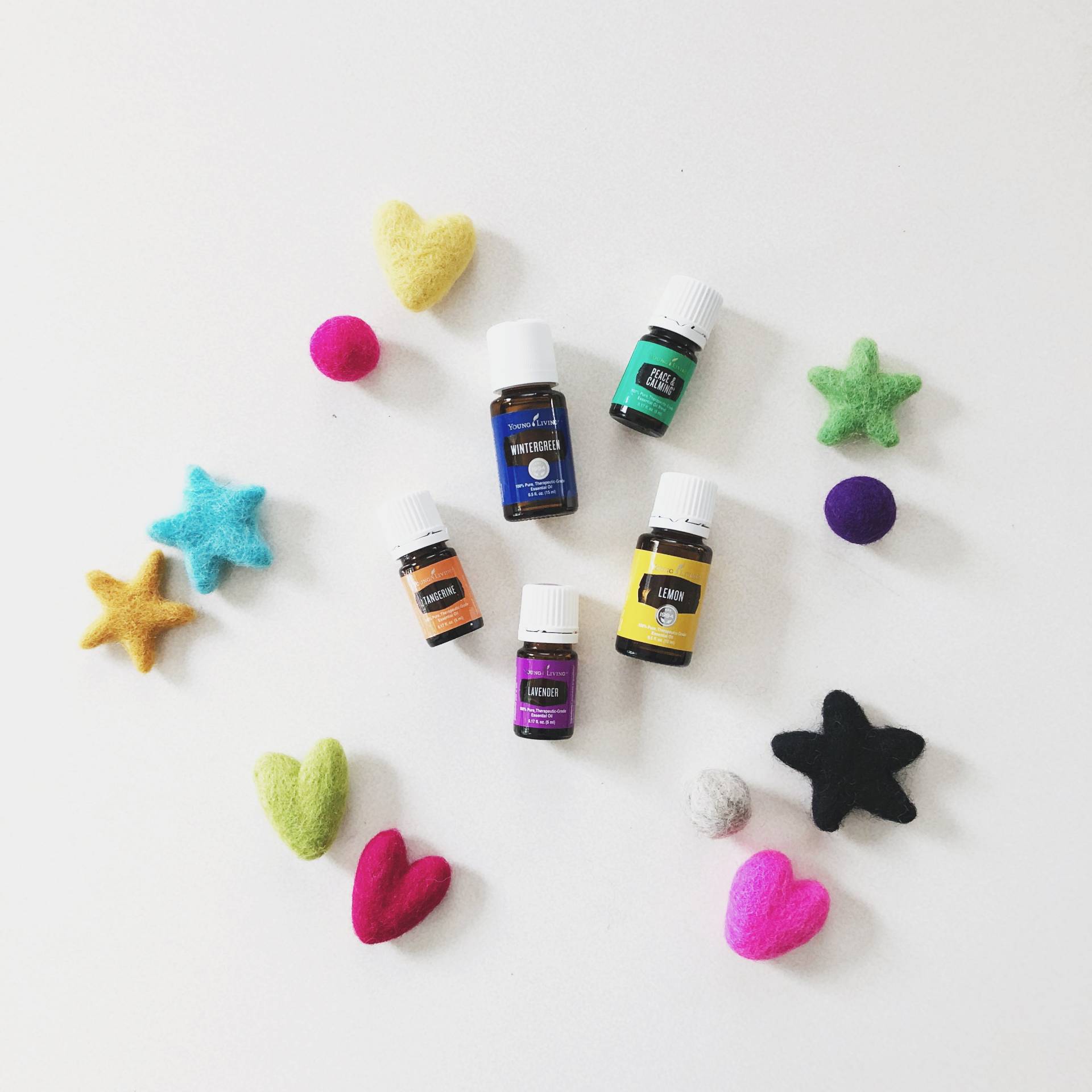 Filz Wolle Sterne, Herzen + Bälle - Perfekt Für Auto Diffuser von Etsy - frankLOLA